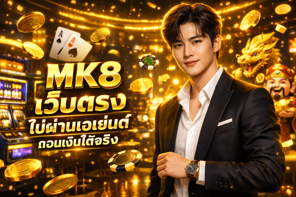 MK8 เว็บตรง ไม่ผ่านเอเย่นต์ ถอนเงินได้จริง มีผู้เล่นเยอะ